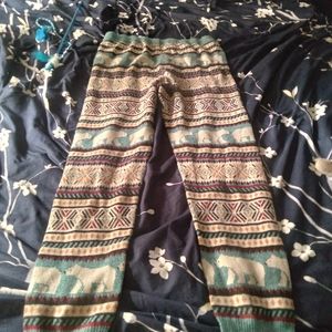Ugly sweater sweatpants American eagle Large